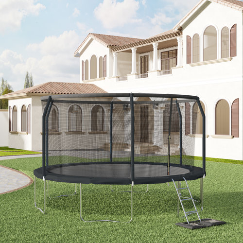 AirZone Play Premier 12' Round Backyard Trampoline with Safety